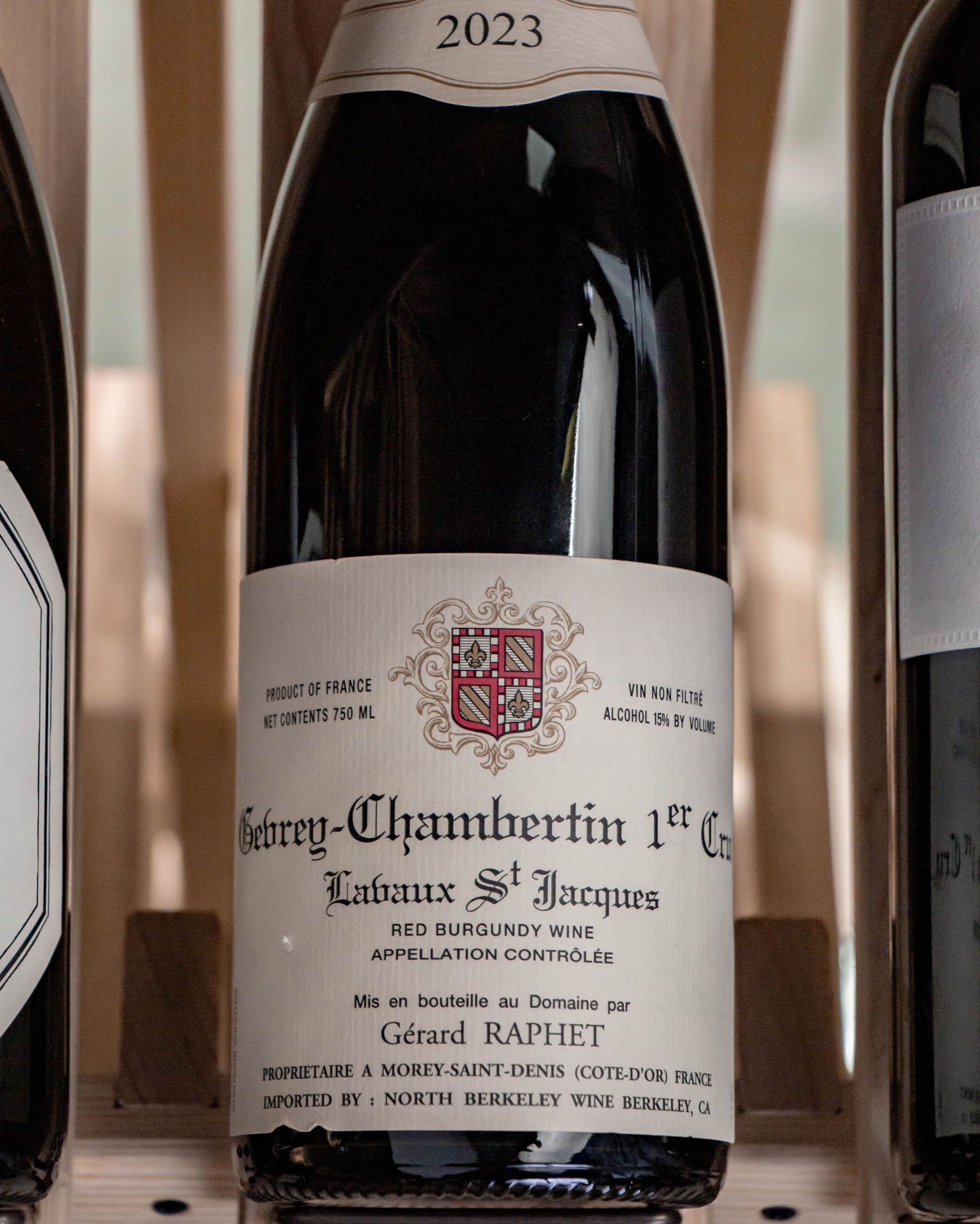 Domaine Gérard Raphet Gevrey Chambertin Lavaux Saint Jacques Premier Cru 2023