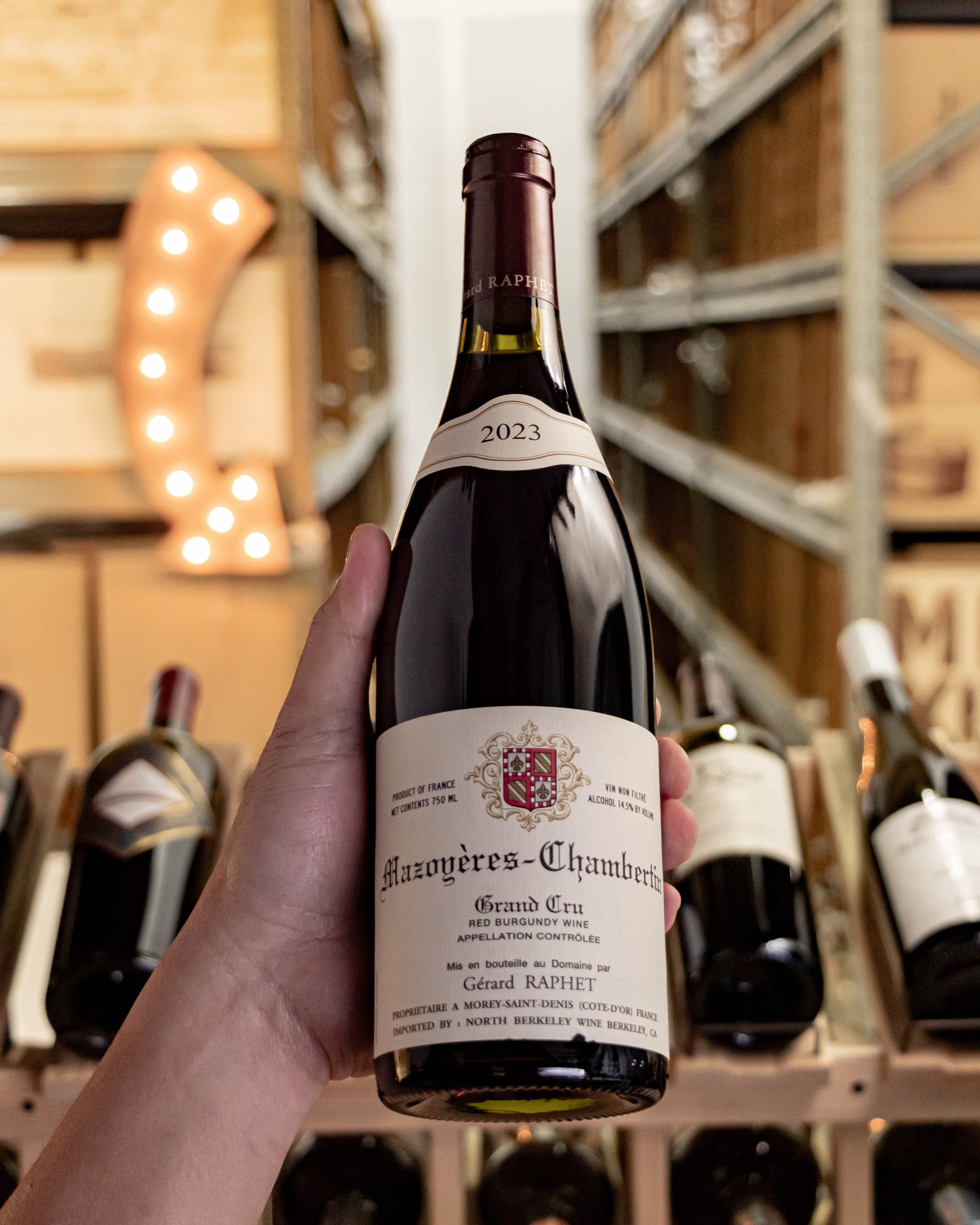 Domaine Gérard Raphet Mazoyères Chambertin Grand Cru 2023 – First
