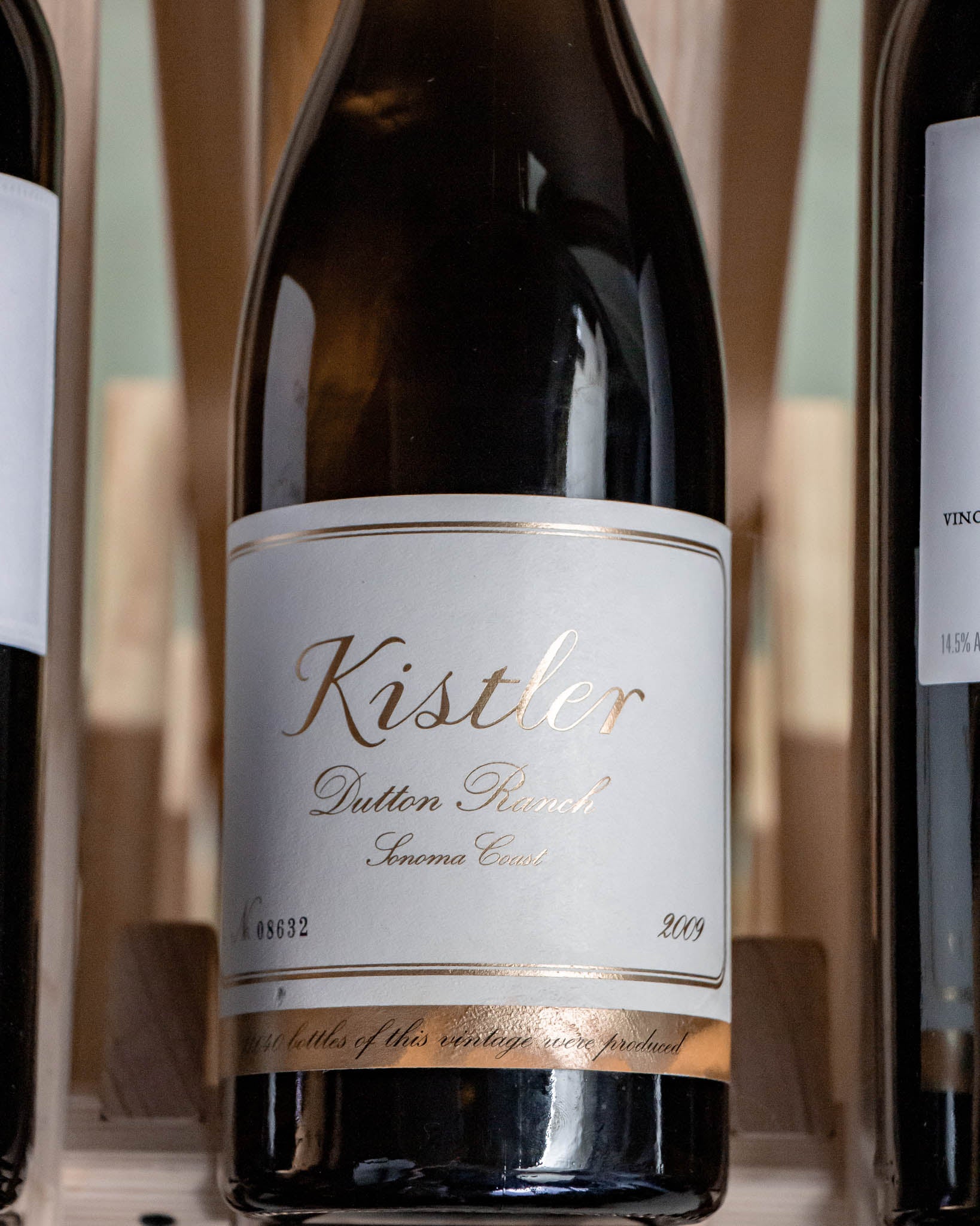 Kistler Chardonnay Dutton Ranch Russian River Valley 2009 (nicked label faded label)