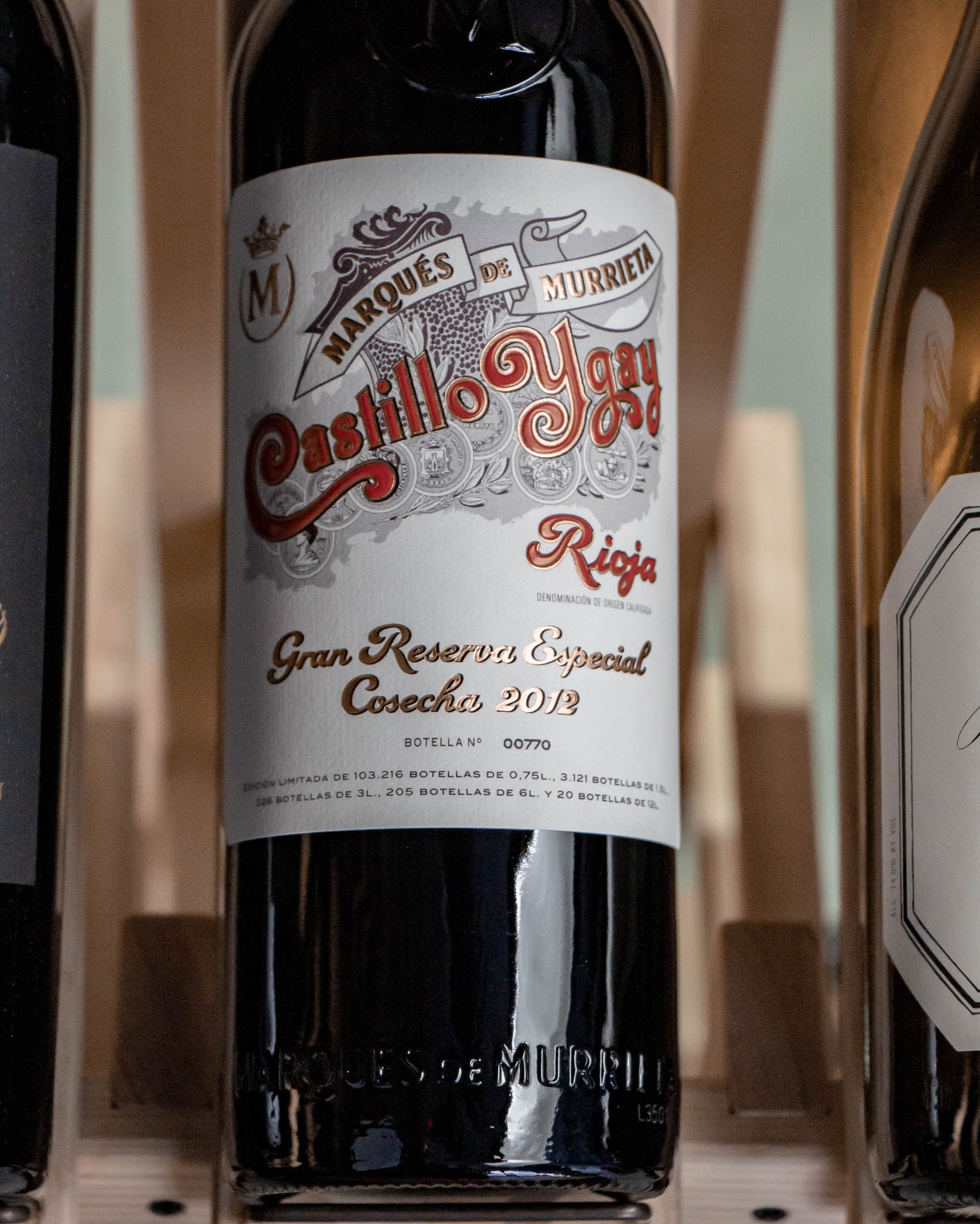 Marqués de Murrieta Rioja Castillo Ygay Gran Reserva Especial 2012