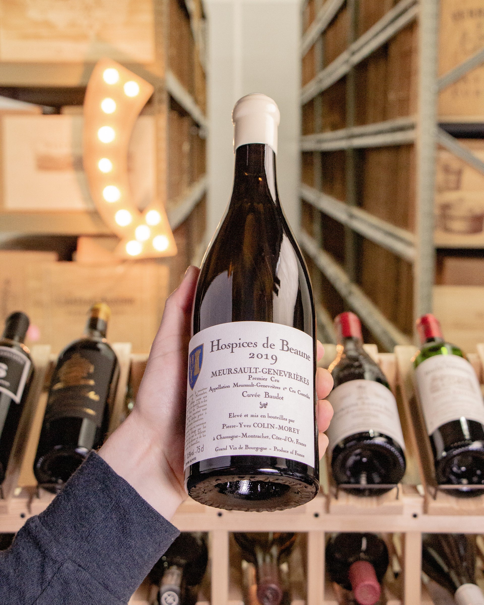 Pierre-Yves Colin-Morey Hospices de Beaune Meursault-Genevrieres Cuvee Baudot Premier Cru 2019