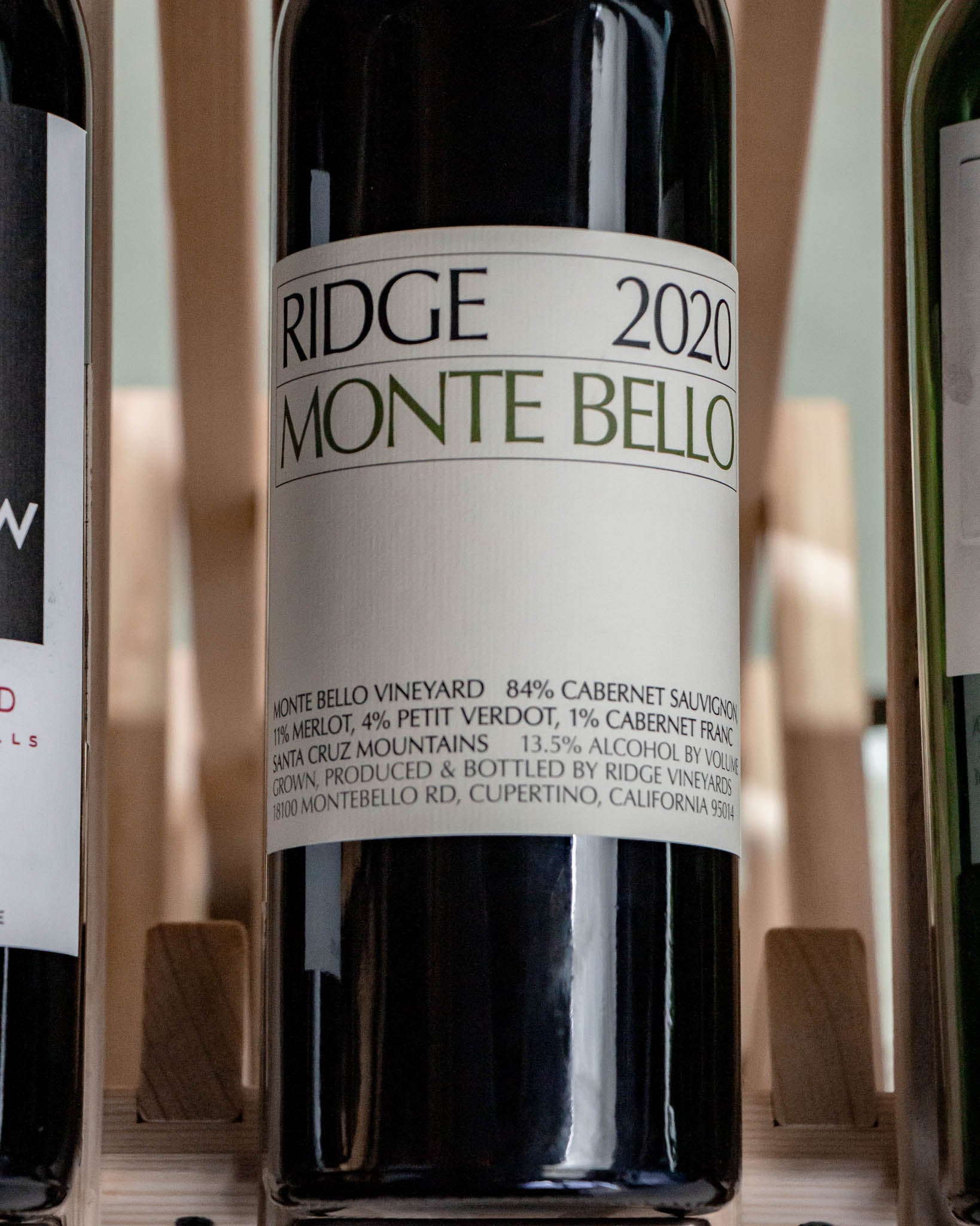 Ridge Vineyards Monte Bello Santa Cruz Mountains 2020