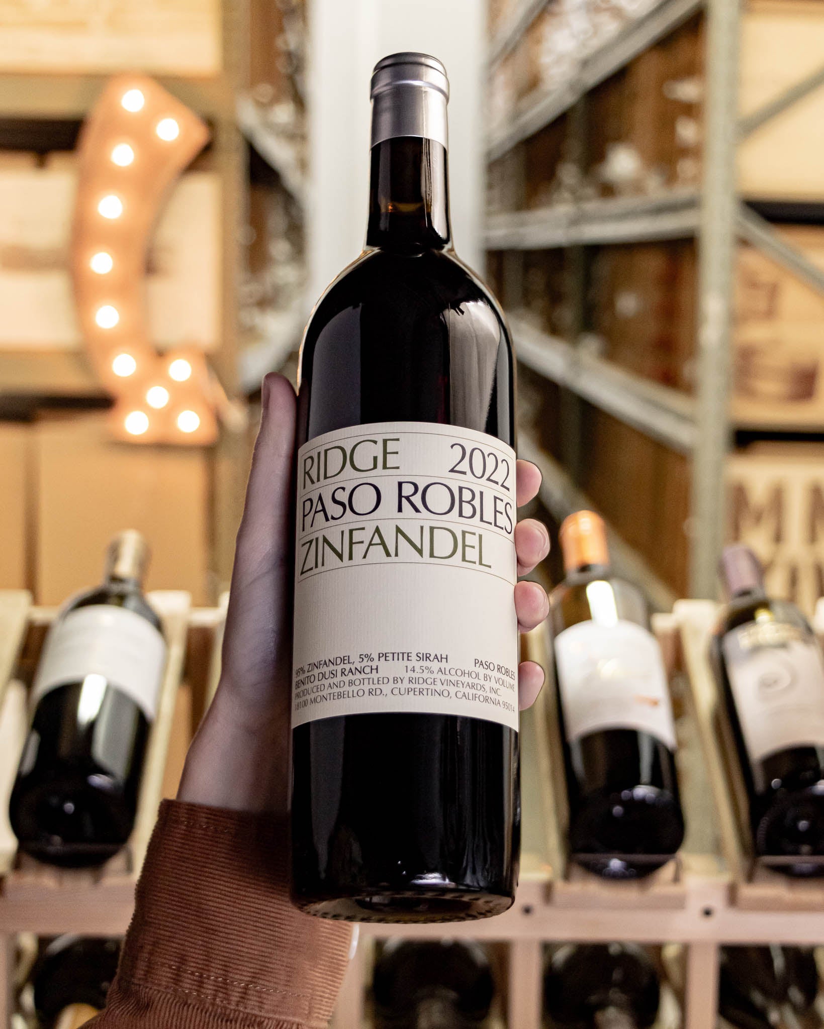 Ridge Vineyards Zinfandel Benito Dusi Ranch Paso Robles 2022