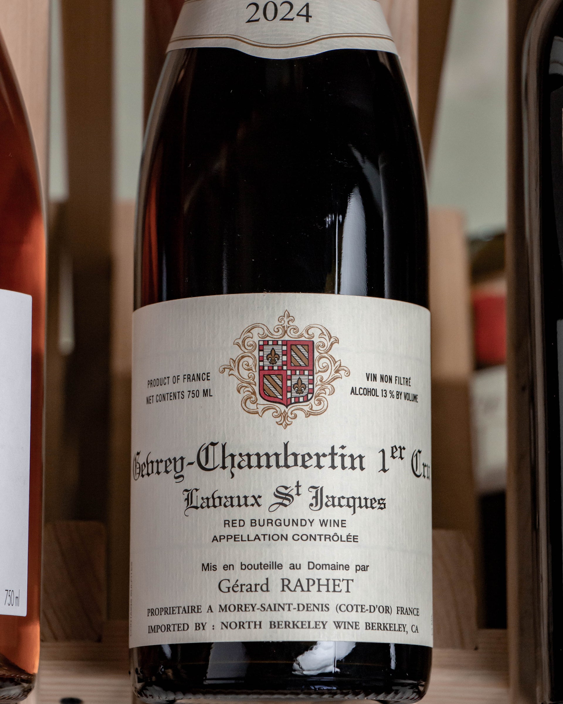 Domaine Gérard Raphet Lavaux-Saint-Jacques Gevrey Chambertin Premier Cru 2024