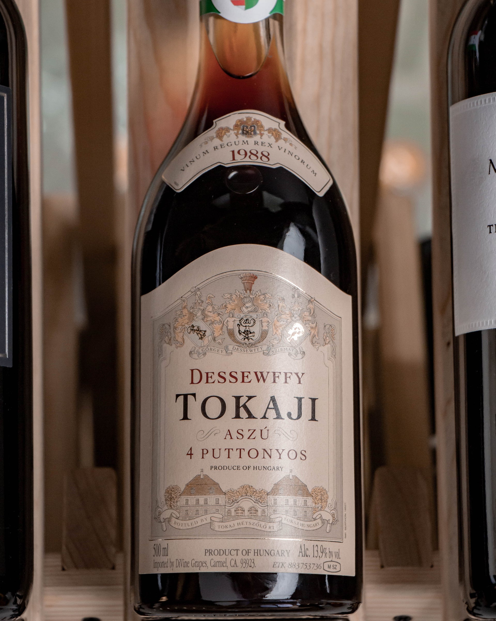 Hétszőlő Dessewffy Tokaji Aszu 4 Puttonyos Hungary 1988 (500mL)