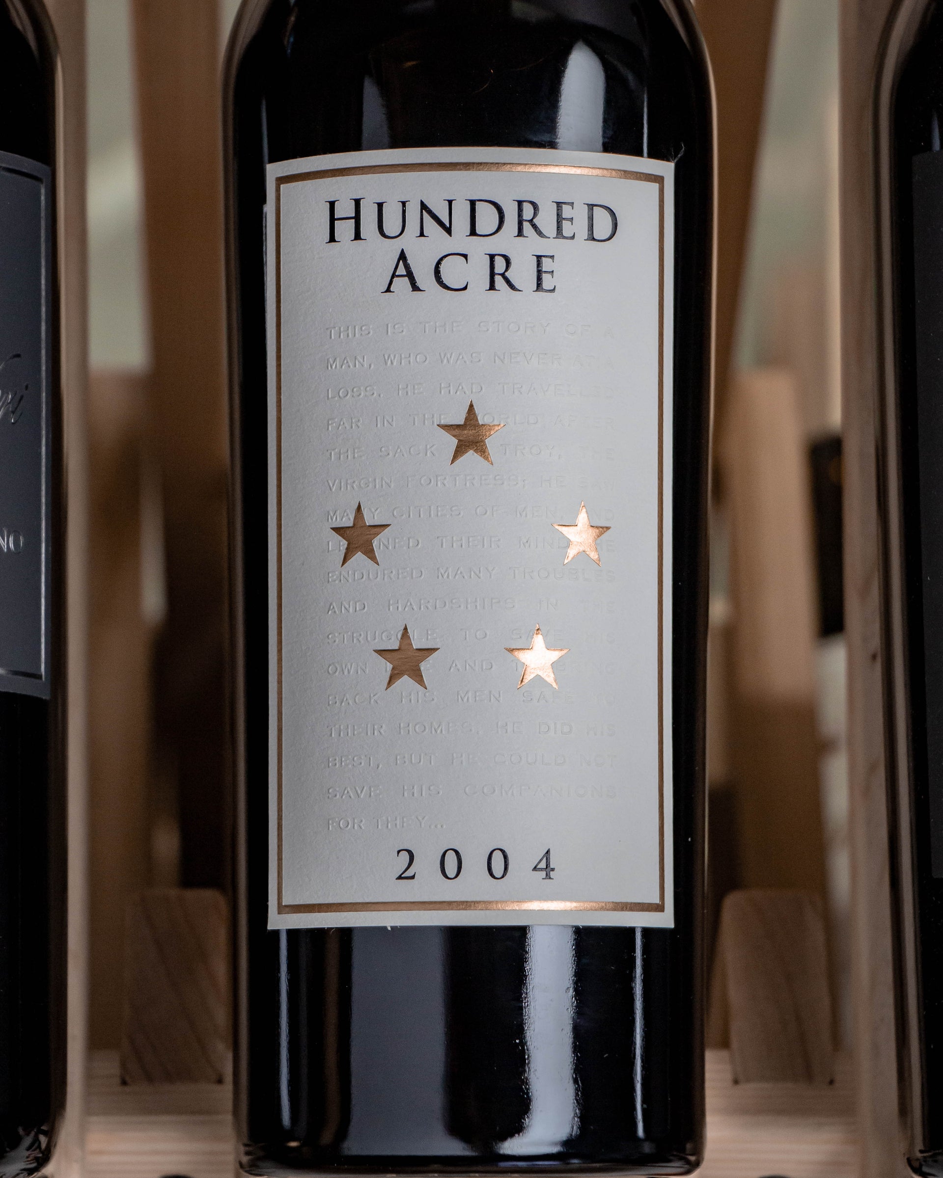 Hundred Acre Cabernet Sauvignon Kayli Morgan Vineyard Napa Valley 2004