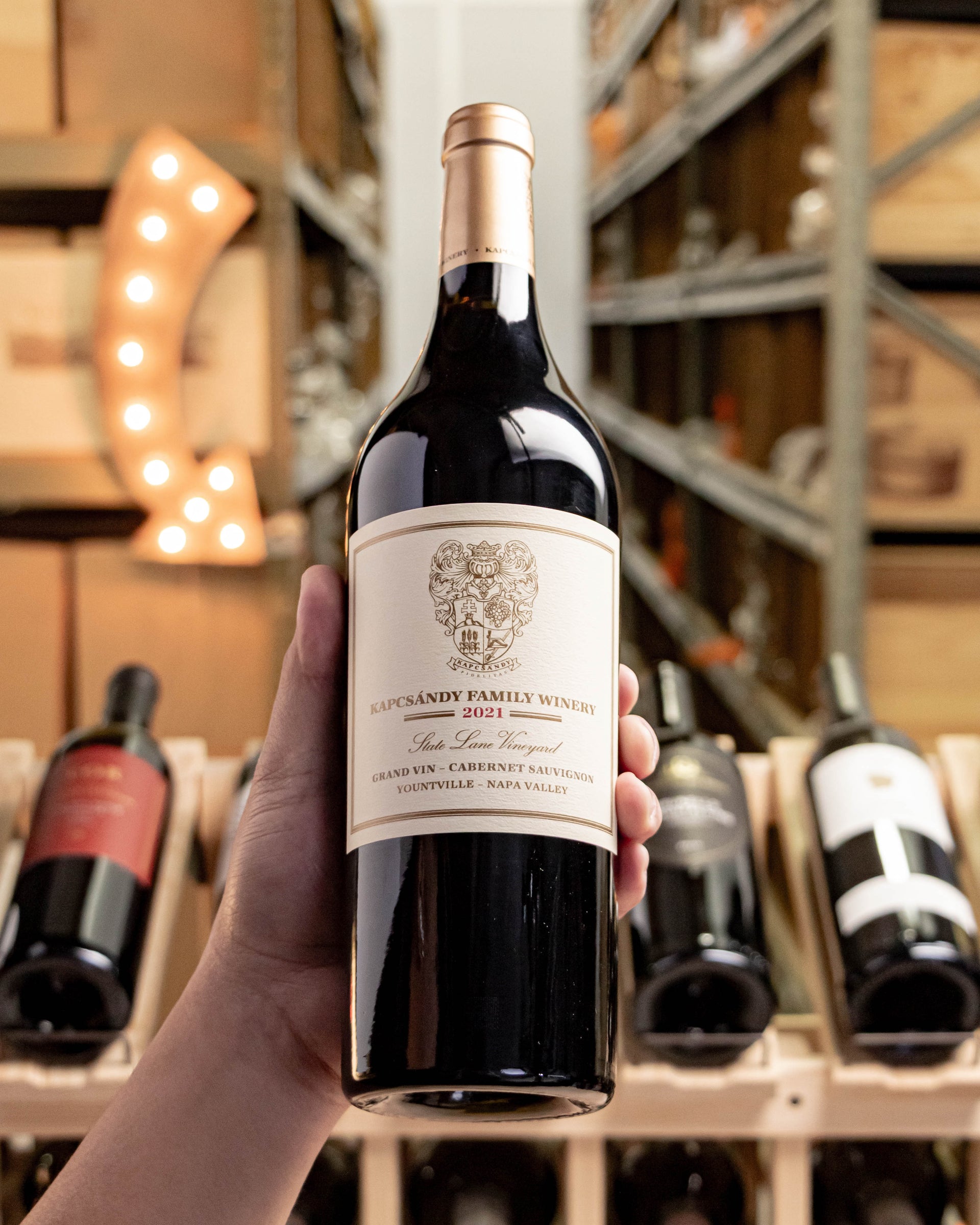 Kapcsándy Cabernet Sauvignon Grand Vin State Lane Vineyard Yountville Napa Valley 2021