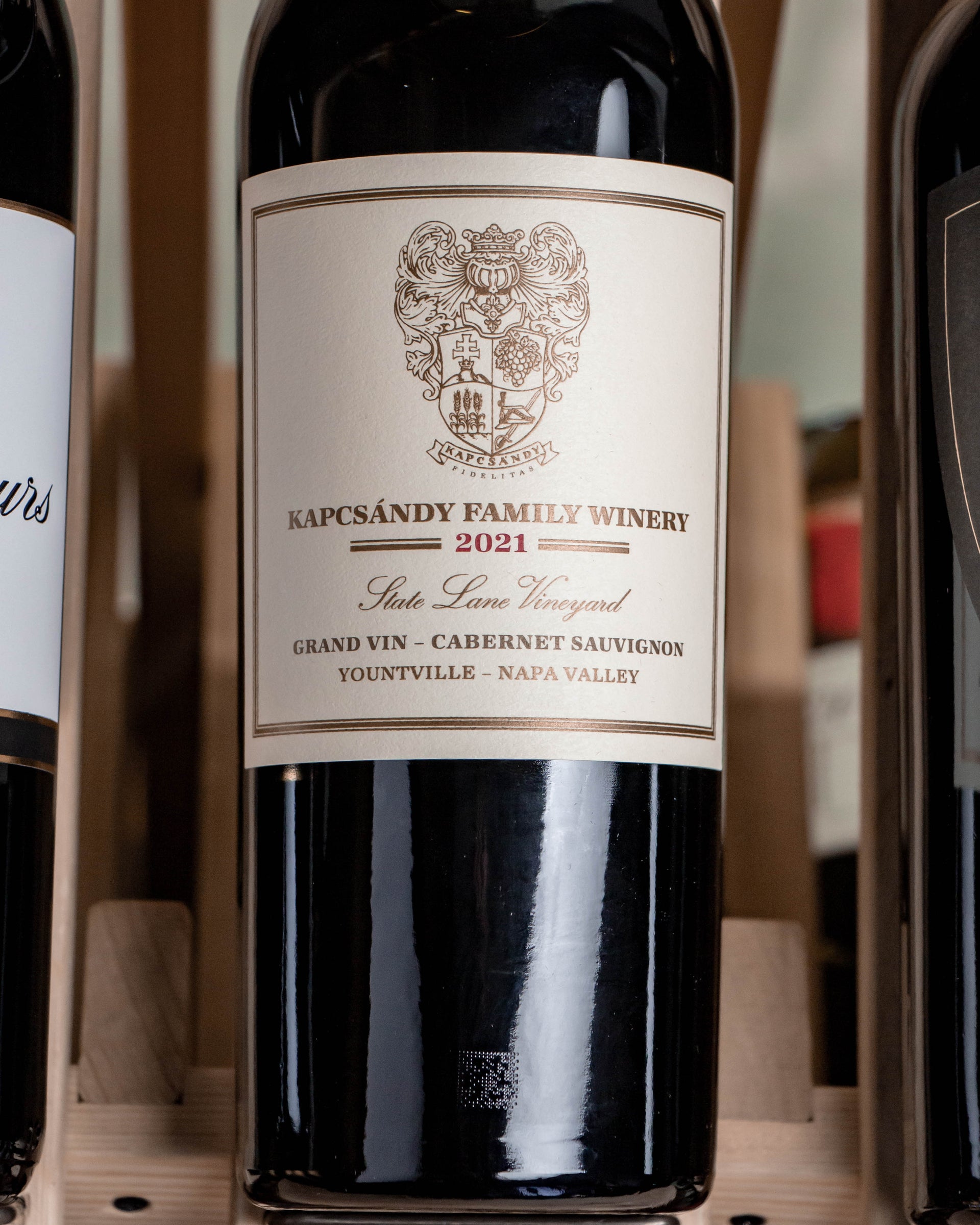 Kapcsándy Cabernet Sauvignon Grand Vin State Lane Vineyard Yountville Napa Valley 2021