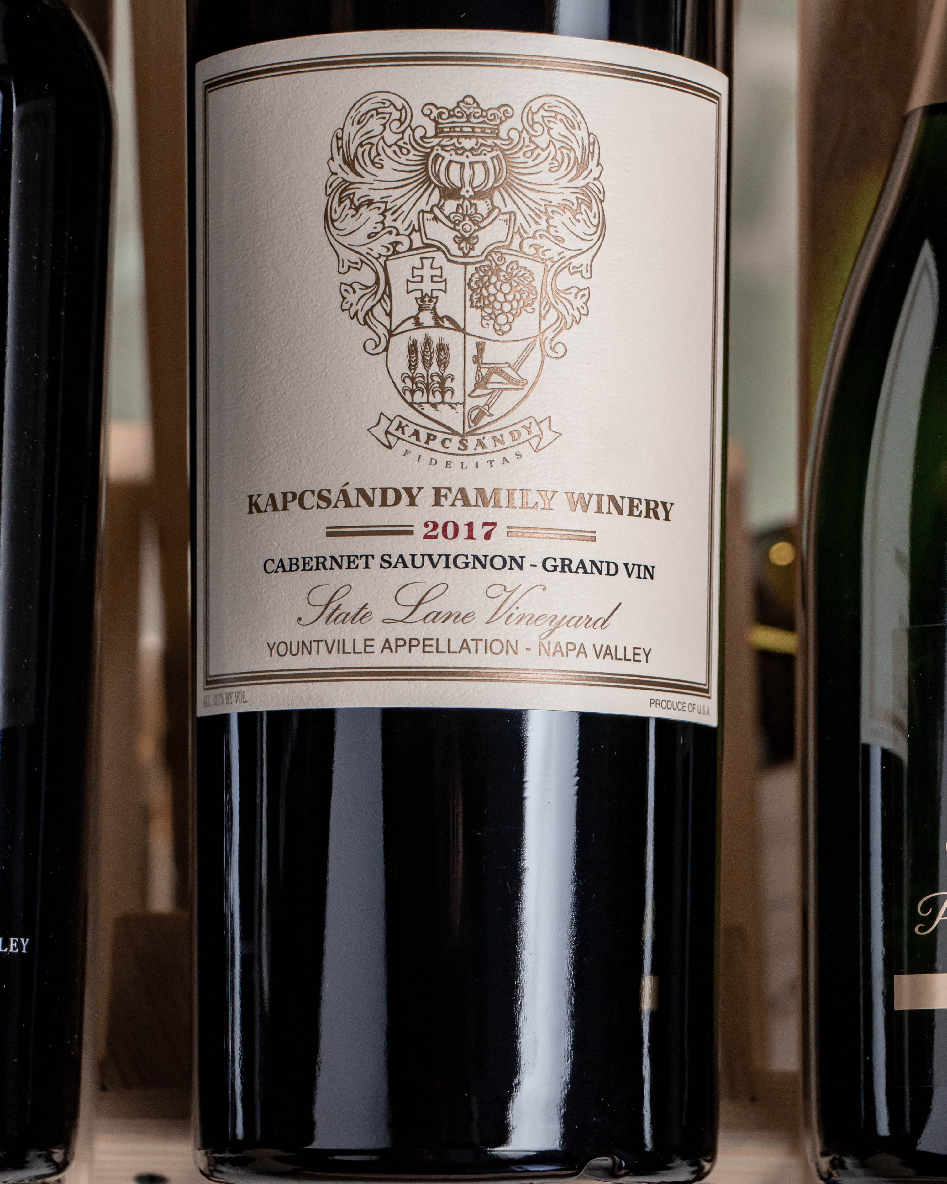 Kapcsándy Cabernet Sauvignon Grand Vin State Lane Vineyard