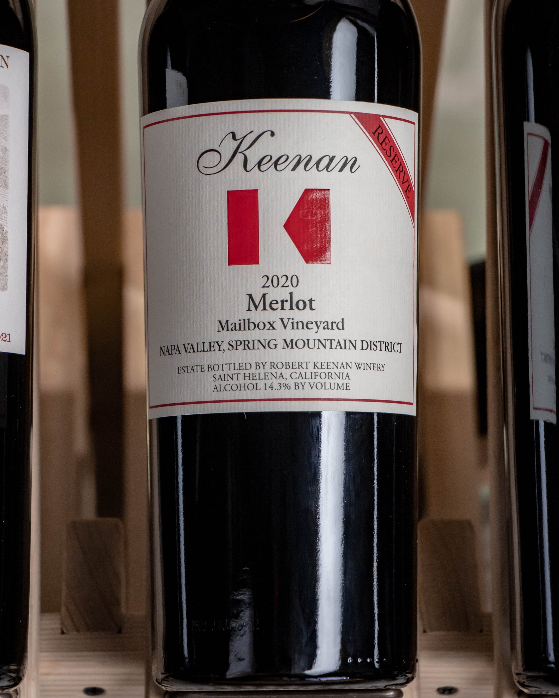 Keenan Merlot Mailbox Vineyard Spring Mountain District Napa Valley 2020