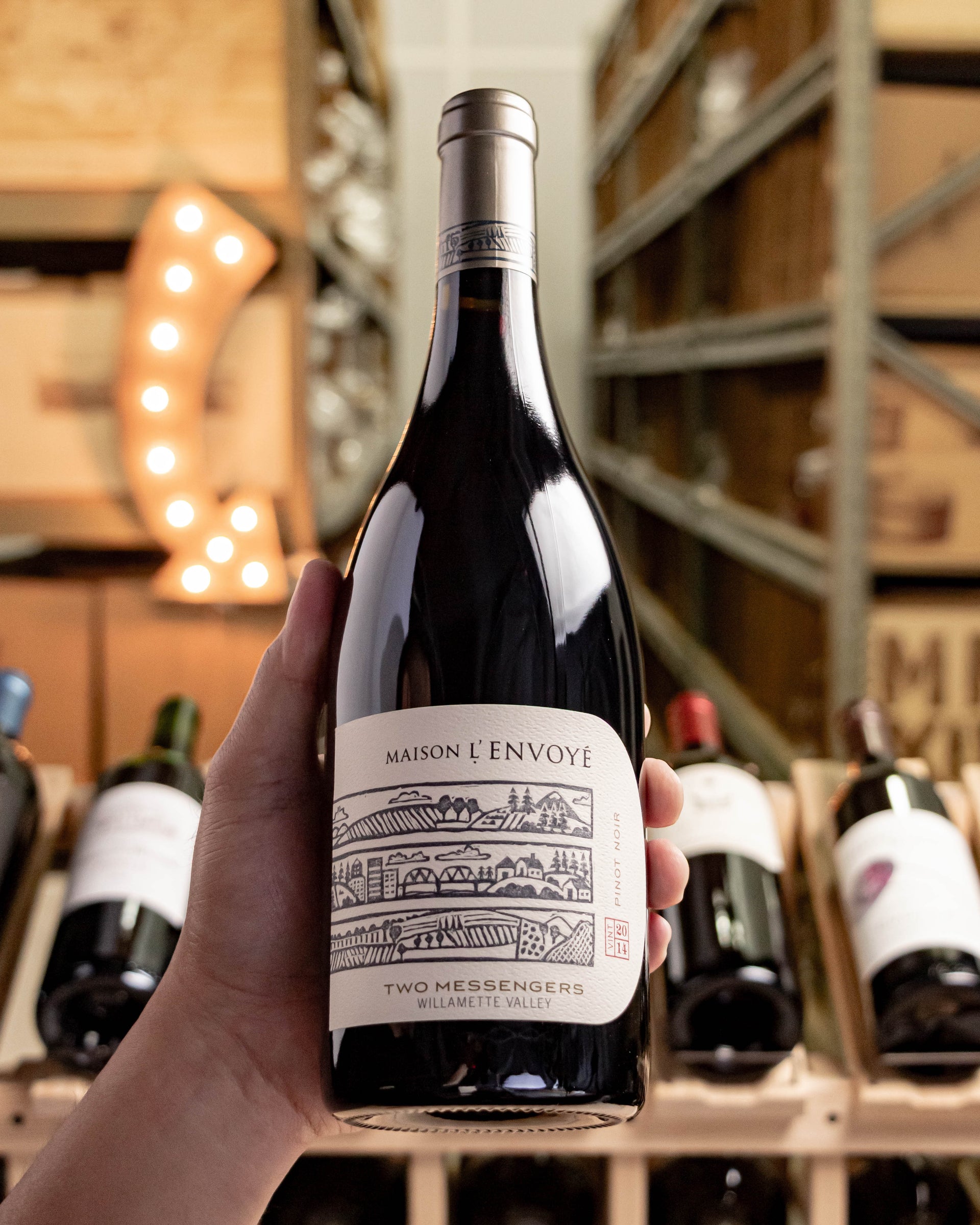 Maison L'Envoyé Pinot Noir Two Messengers Willamette Valley 2014