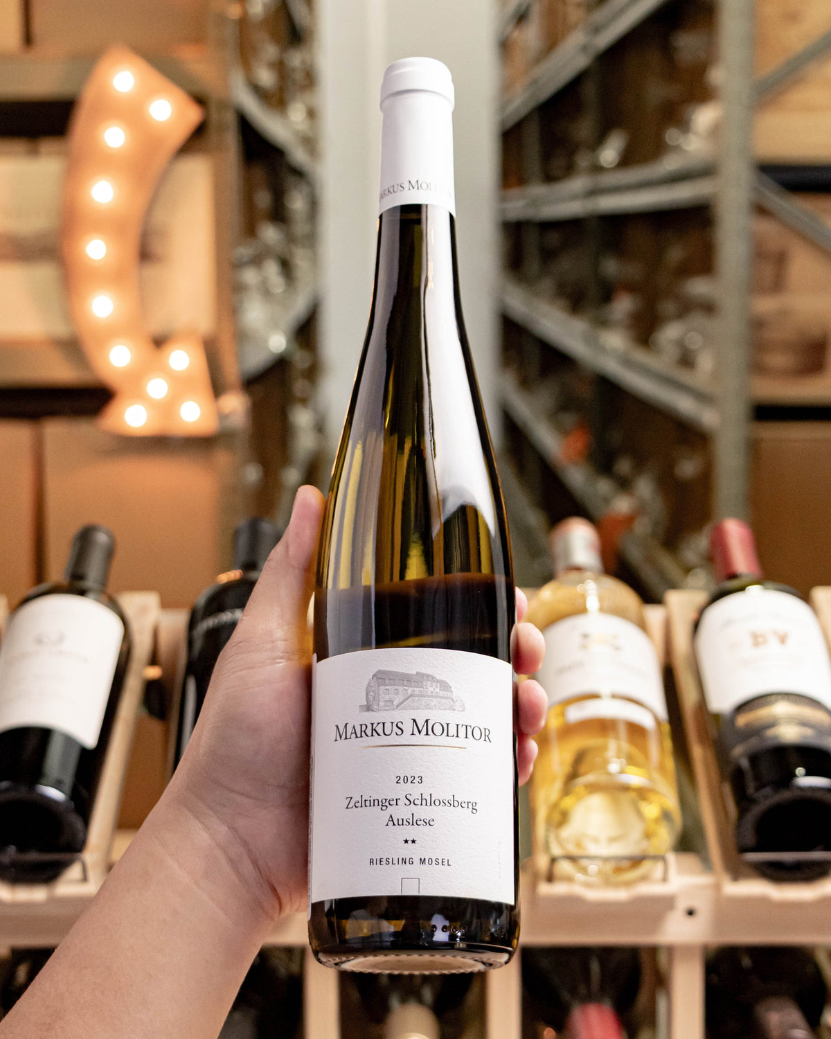 Markus Molitor Riesling Zeltinger Schlossberg Auslese ** White Capsule 2023