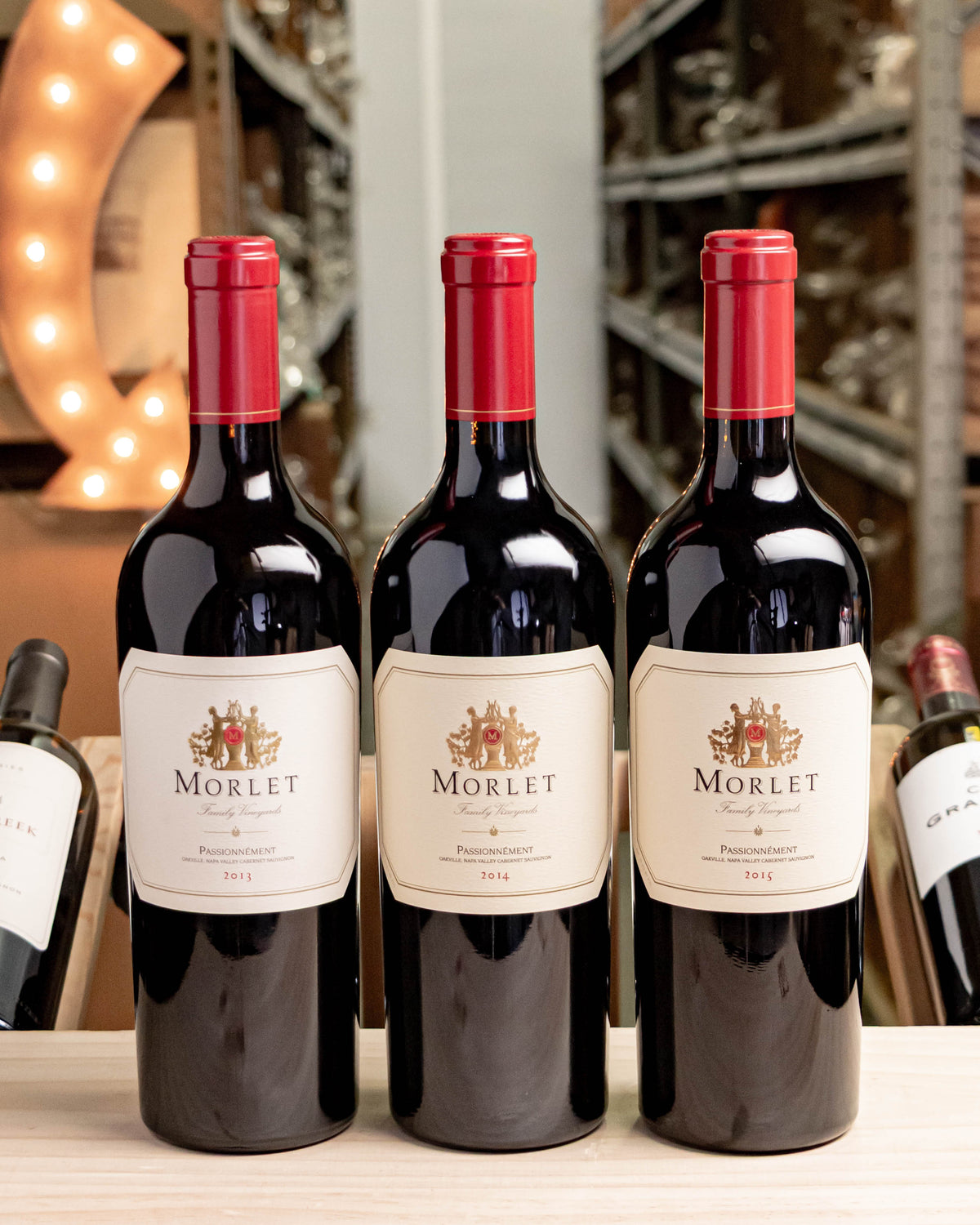 Morlet Family Vineyards Cabernet Sauvignon Passionnément Oakville (3 Pack Vertical)