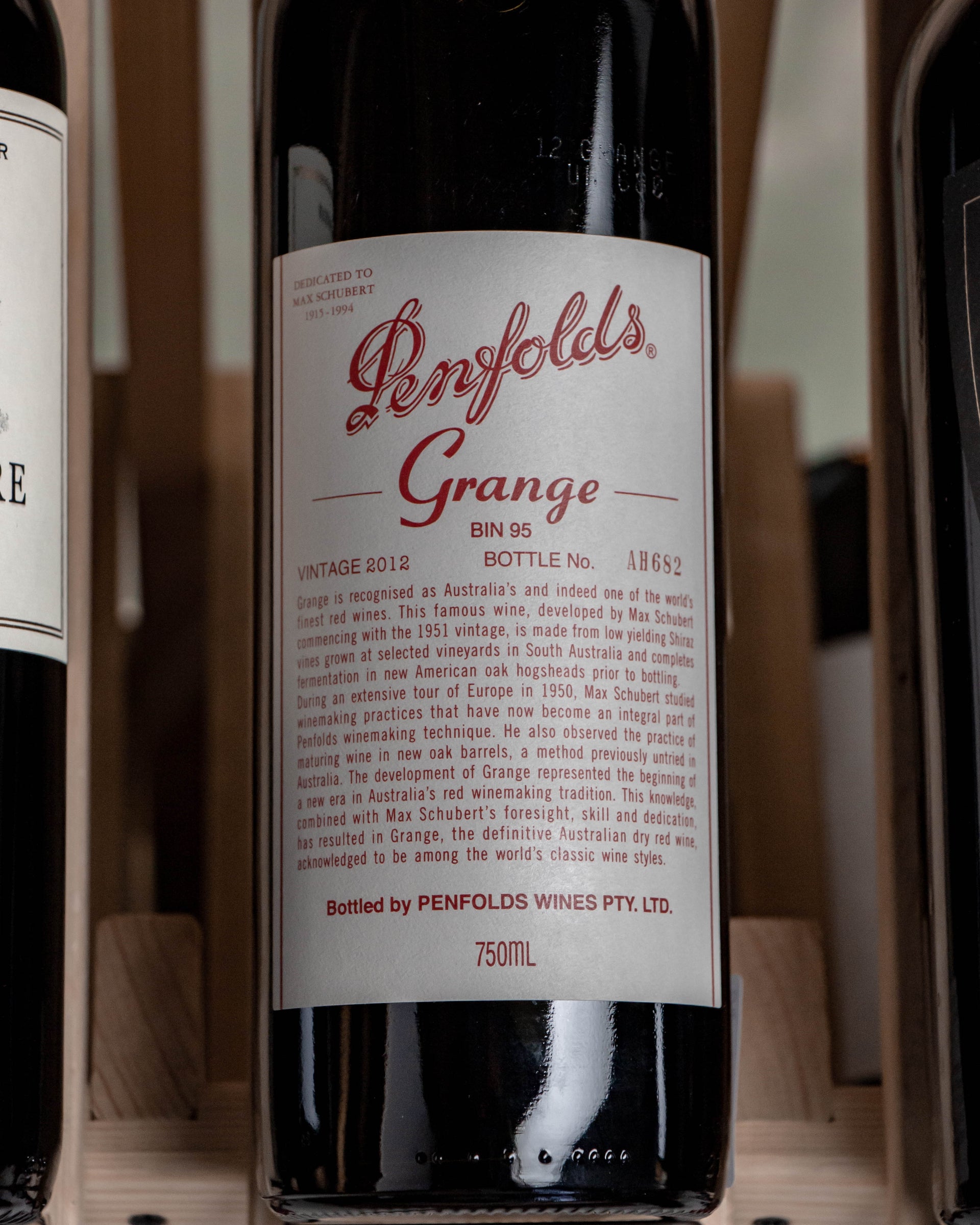 Penfolds Grange South Australia 2012