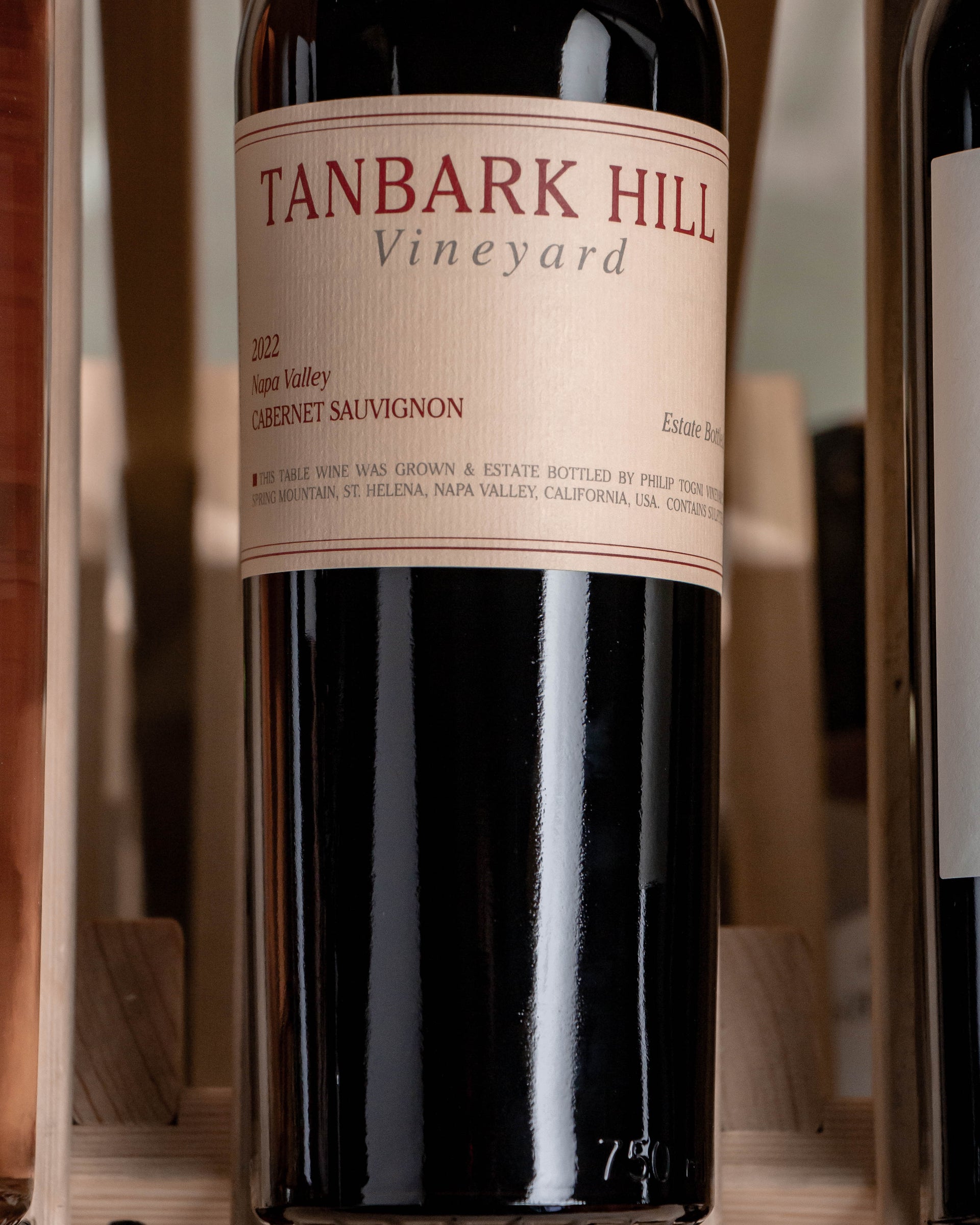 Philip Togni Cabernet Sauvignon Tanbark Hill Estate Vineyard Spring Mountain District Napa Valley 2022