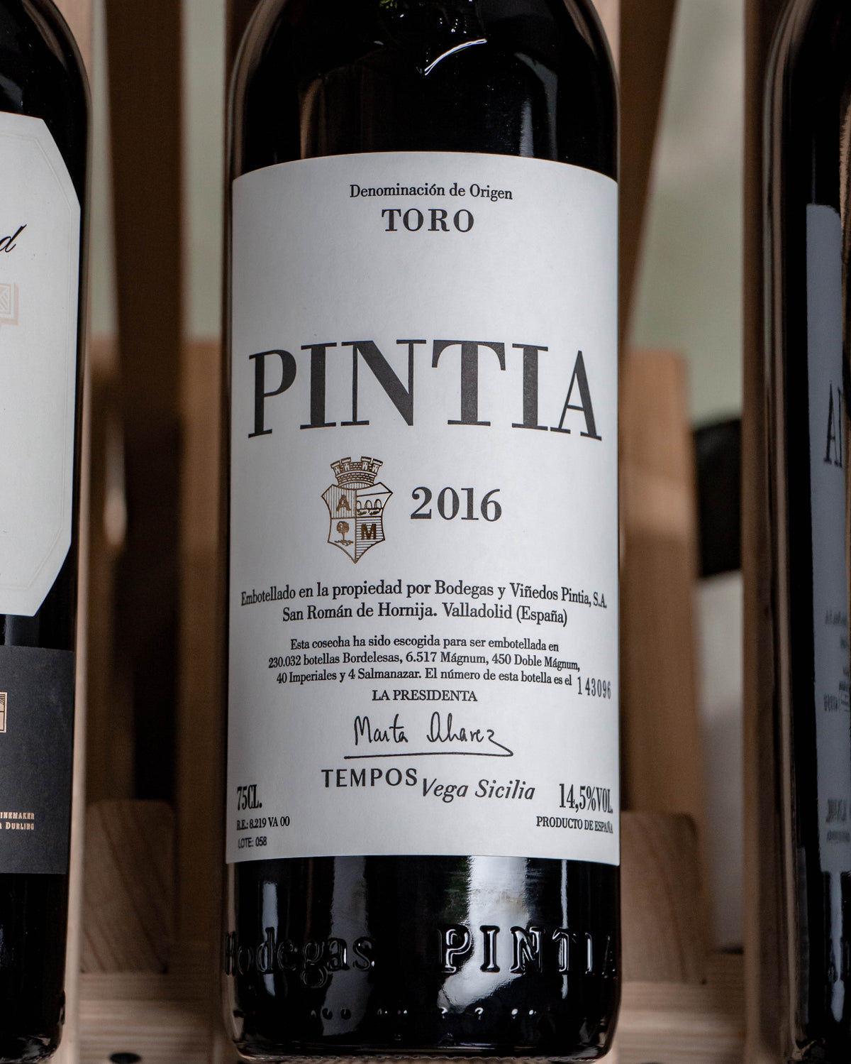 Vega Sicilia Pintia Toro 2016