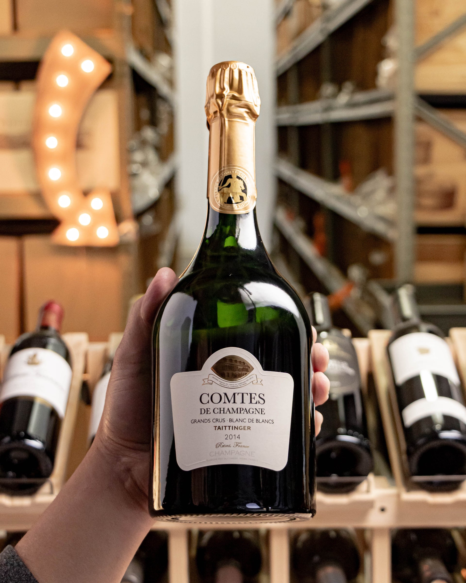 Champagne Taittinger Blanc de Blancs Comtes de Champagne Brut Grand Cru 2014