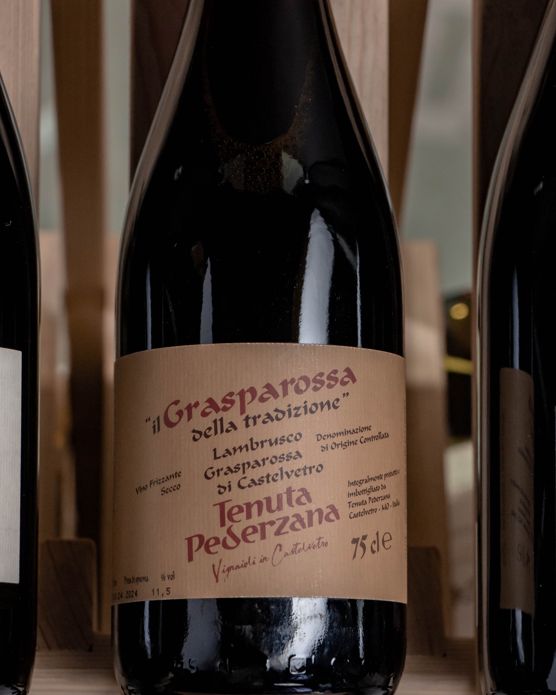 Tenuta Pederzana Lambrusco Grassparossa Castelvetro Il Grassparossa della Tradizione Secco 2022